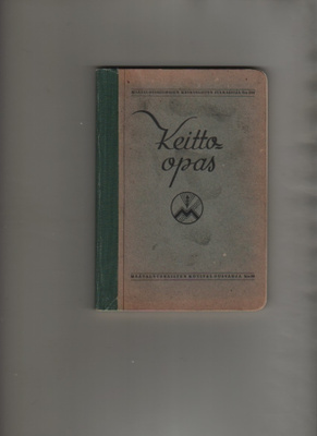 Keitto-opas: Maatalousnaisten julkaisu, 1935, sid., K3