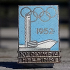 Olympia Helsinki 1952. Emalinen merkki. Halkaisija - 24 mm. - pikkukuva 5