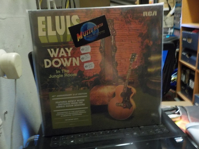 ELVIS WAY DOWN IN THE JUNGLE ROOM 2LP 40TH ANNIVERSARY UUSI