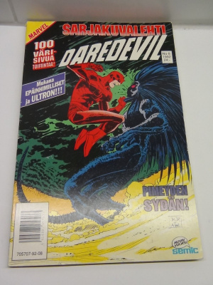 DAREDEVIL No: 8 1992, PIMEYDEN SYDÄN