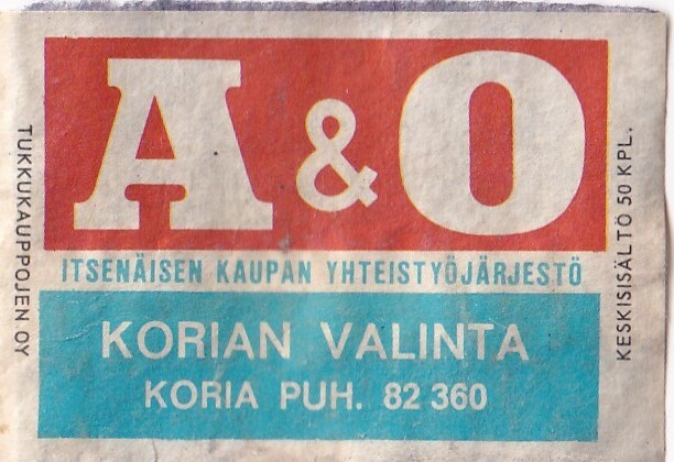 Koria. Korian Valinta. A & O.  s83
