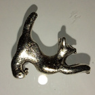Kissa riipus , hopeanvärinen - pikkukuva 1