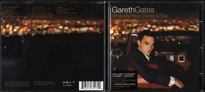 GARETH GATES . CD-LEVY . WHAT MY HEART WANTS TO SAY