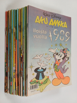 Walt Disney : Aku Ankka puolivuosikerta 1989 (numerot 1-2...