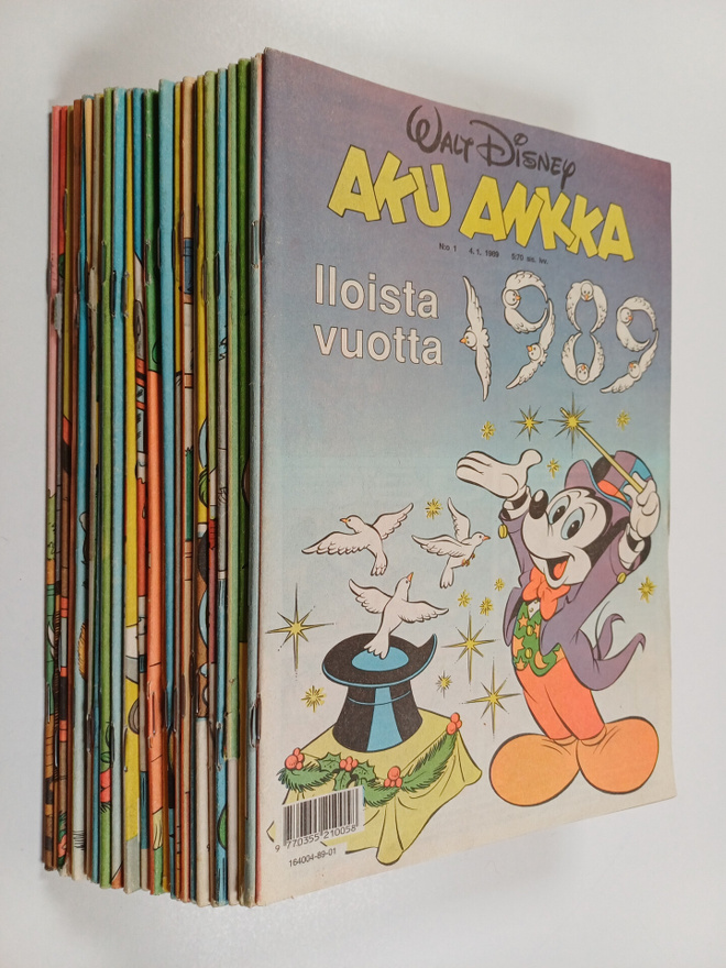 Walt Disney : Aku Ankka puolivuosikerta 1989 (numerot 1-2...
