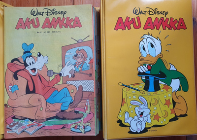 Aku Ankan vuosikerta 1987 kansissa
