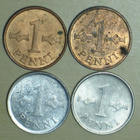 1 penni vuodelta 1963,1968,1971,1975 - pikkukuva 2