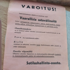 VAROITUS-julisteet 3kpl A4-koko - pikkukuva 4