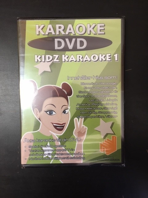 Svenska Karaokefabriken - Kidz Karaoke 1 DVD (UUSI)