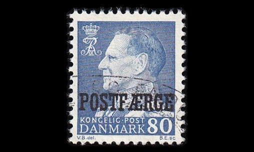 Tanska PF_42 o Frederik IX 80 öre (1967)