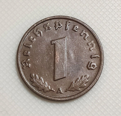 Saksa 1 Pfennig 1937A