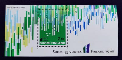 1992 blokki BL9 - Suomi 75 vuotta **