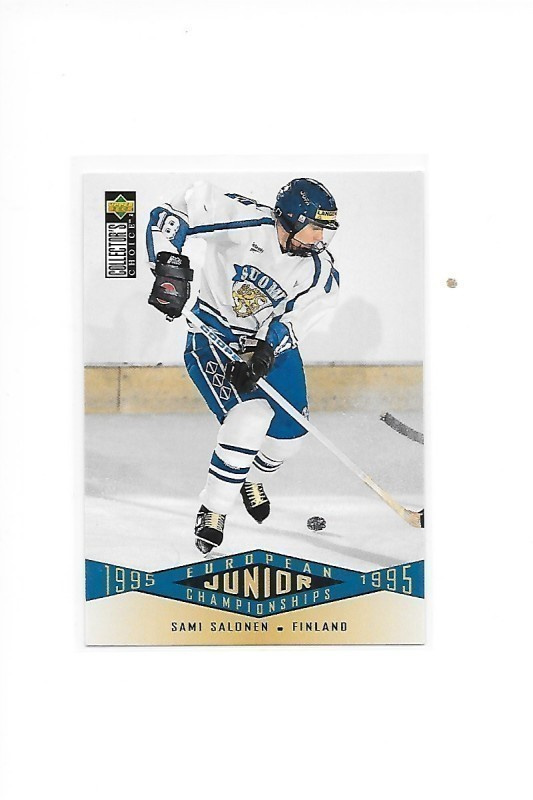 1995-96 Collector`s Choice #328 Sami Salonen TPS  Ässät RC
