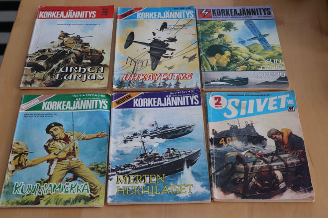 5 kpl Korkeajännitys (1977 -1986 ) ja Siivet 2/1973