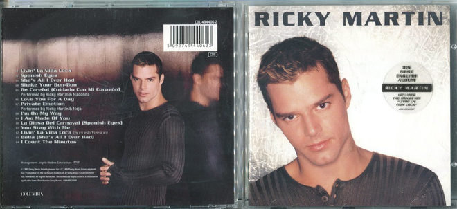 RICKY MARTIN . CD-LEVY . RICKY MARTIN