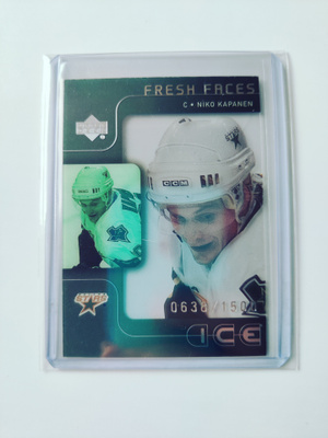 Niko Kapanen 01-02 UD Ice Fresh Faces /1500