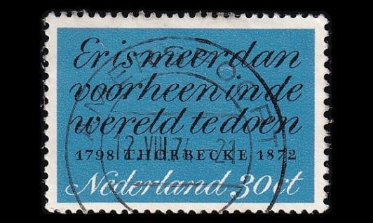 Alankomaat 989 o Poliitikko Johan Thorbecke (1972)