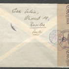 v. 1944 kirje Sveitsistä Suomeen, lipukkeita, leimoja, jne. - pikkukuva 2