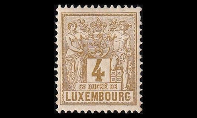 Luxemburg 47D * Allegoria 4 C (12½) (1882)