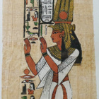 Egypti -aiheinen papyrys taulu 15 x 11 cm - pikkukuva 1