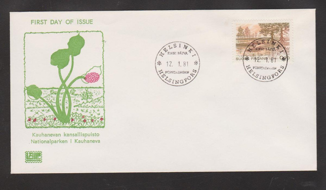 FDC 1981 Yleismerkki 0,70 mk LaPe-kuori