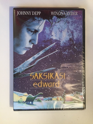 Saksikäsi Edward (1990) Tim Burton & Johnny Depp (DVD) UUSI!