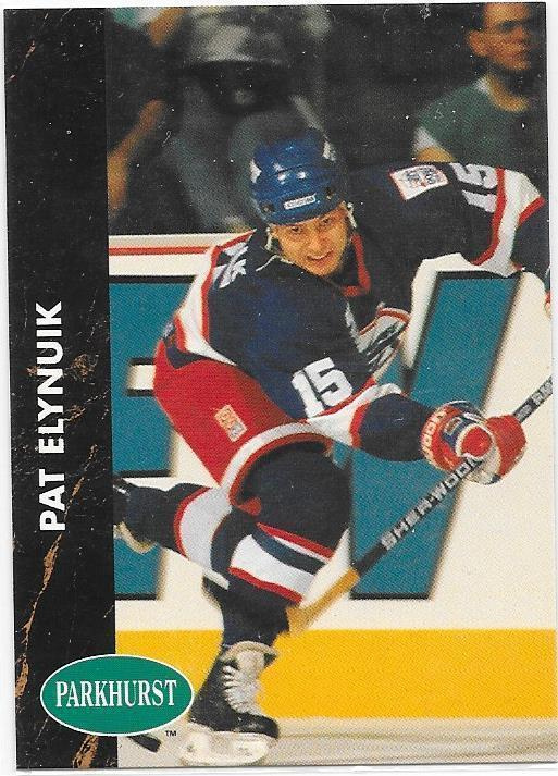 1991-92 Parkhurst #202 Pat Elynuik Winnipeg Jets