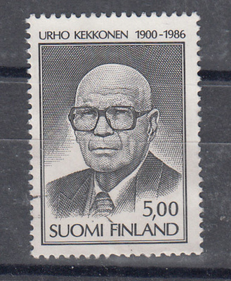 1986 Urkin surumerkki pyöröleimattu