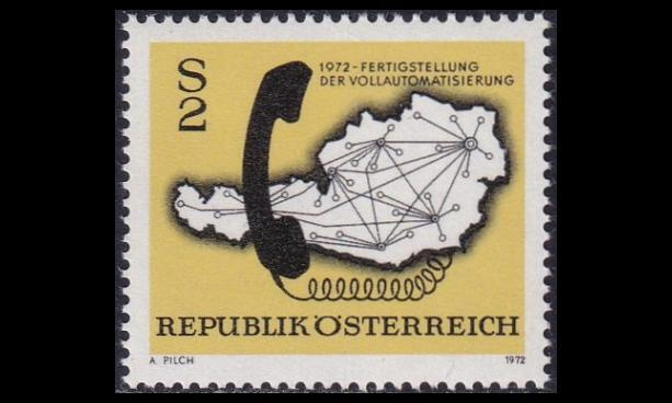 Itävalta 1409 ** Automatisoitu puhelinverkko (1972)