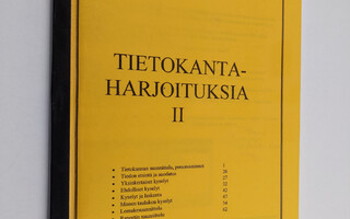 Tietokantaharjoituksia II