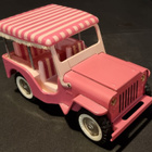 Tonka Elvis Presley Pink Safari Surrey Jeep 1960-luvulta - pikkukuva 1
