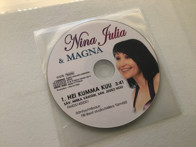 Nina Julia & Magna . Hei kumma kuu CDS single