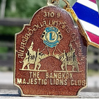 Bangkok Lion merkki. Kookas. Halkaisija - 63 mm. - pikkukuva 1