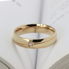 40 .. Women & Men Titanium Steel Duble Crystal .. Sormus - pikkukuva 5