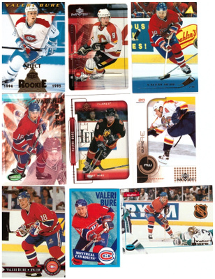 9 x VALERI BURE Canadiens, Flames