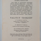 Aino Kallas : Kuoleman joutsen - pikkukuva 2