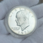 Hopea USA 1 dollar 1971 Eisenhower PROOF - pikkukuva 5