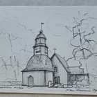 Sammatin kirkko, piirretty, kulkenut 1993 - pikkukuva 1