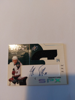 2002-03 SPx #157 Jeff Taffe JSY AU RC /1250