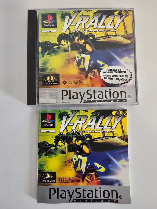 V-Rally Championship edition PS1) (CIB) Platinum
