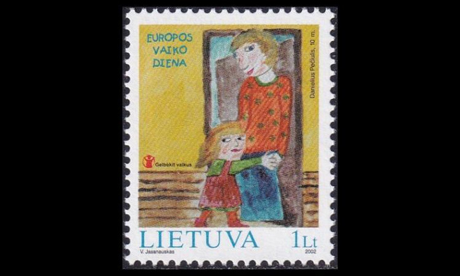 Liettua 806 ** Eurooppalainen lasten päivä (2002)
