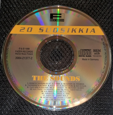 CD The Sounds - Emma , 20 suosikkia, vain CD