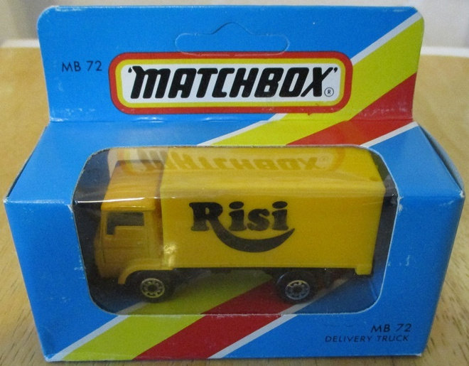 Dodge Delivery Truck 4D RISI Yellow Matchbox MB72 1981-1982