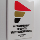 Pirjo Vuorenpää : A. Fredrikson oy : toiminta vuosina 198... - pikkukuva 1