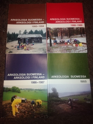 Arkeologia Suomessa , 4 kirjaa 1985 - 1994