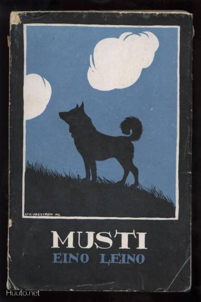 Eino Leino: Musti Eläintarina nid. 1.p 1916