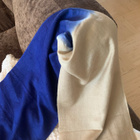 R&R sininen / beige pashmina huivi - pikkukuva 3