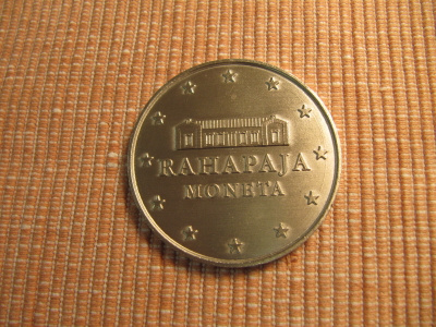 Rahapaja Moneta mitali.
