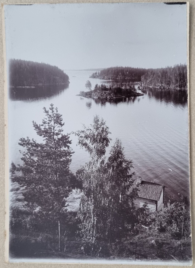Savonlinna Mäntyniemi Postikortti originaali 2 kuvaa