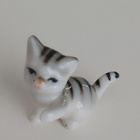 BONE CHINA  KISSA-FIGUURI, Posliinia, koko 3,8 x 3,5 cm - pikkukuva 1